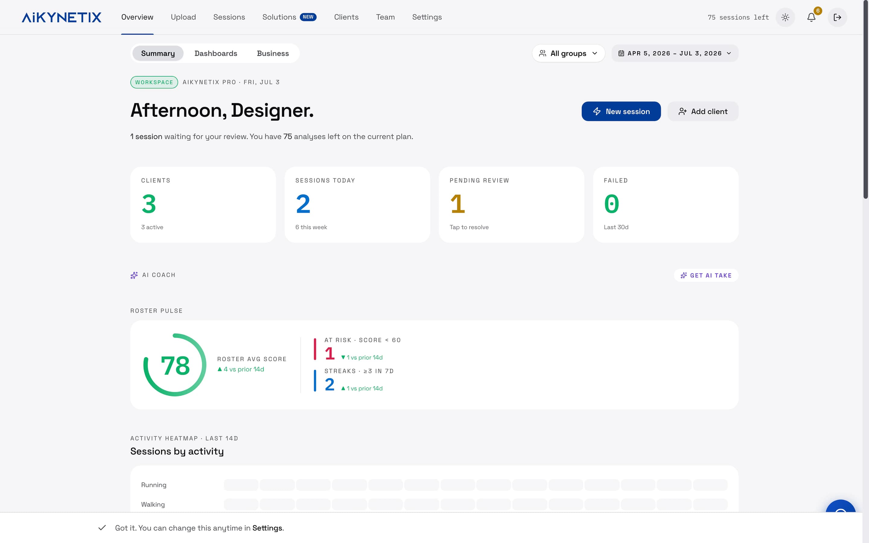 AiKYNETIX — Assess at scale